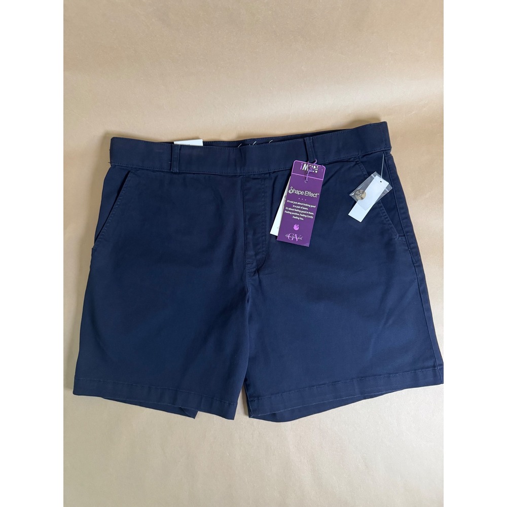 Gloria Vanderbilt‎ Shape Effect Shorts Midnight Affair Navy Blue 18 30219393-0VS